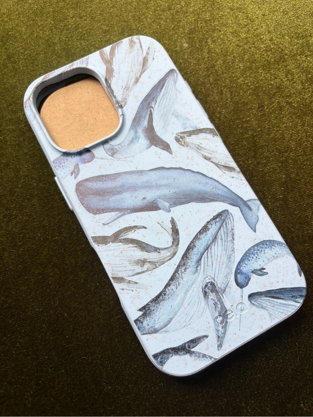 BNWT Pela Powder Blue Whales iPhone 17 Case